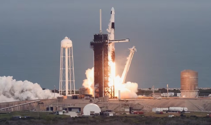 Despegó la nueva misión privada AX-3 a la Estación Espacial Internacional