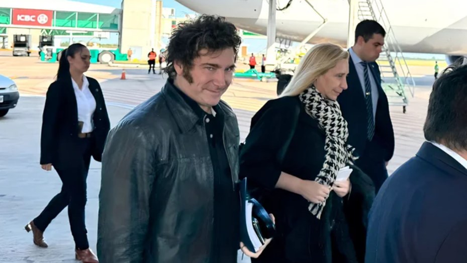 Milei llega a Suiza para participar del Foro Económico Mundial en Davos