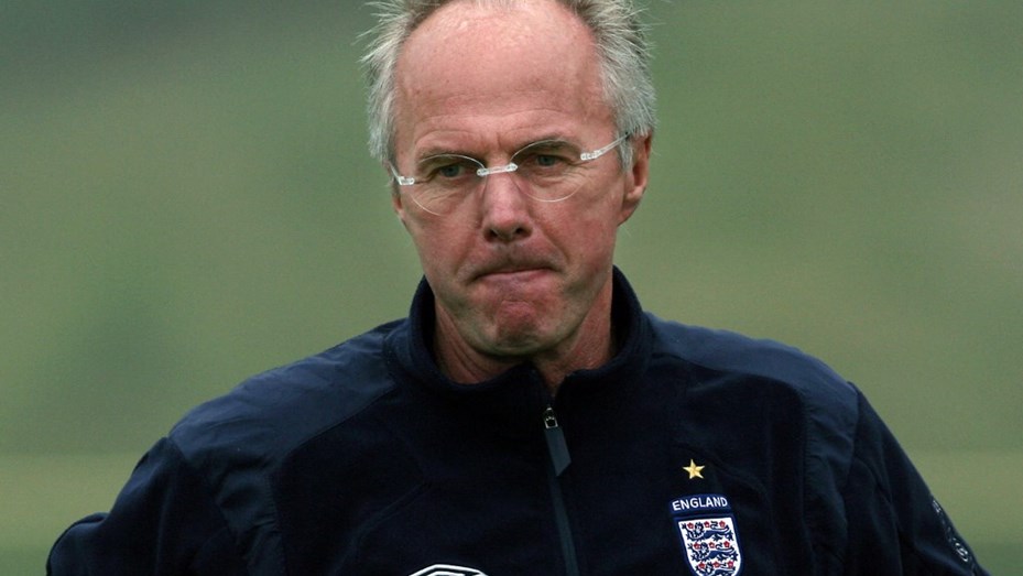 El sueco Eriksson, ex DT del seleccionado de Inglaterra, admitió que le queda «un año de vida»