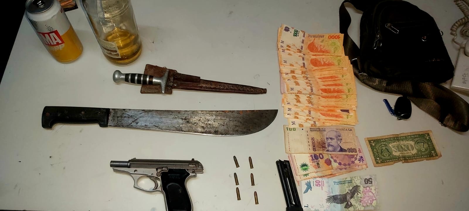 Tres personas aprehendidas por desorden en la vía pública