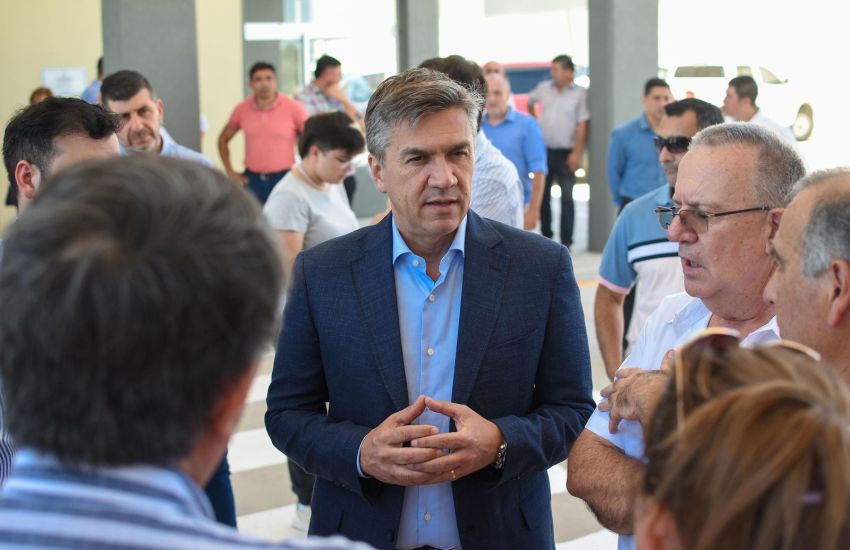 Puerto las Palmas: Zdero recorrió las obras junto a las autoridades de FONPLATA