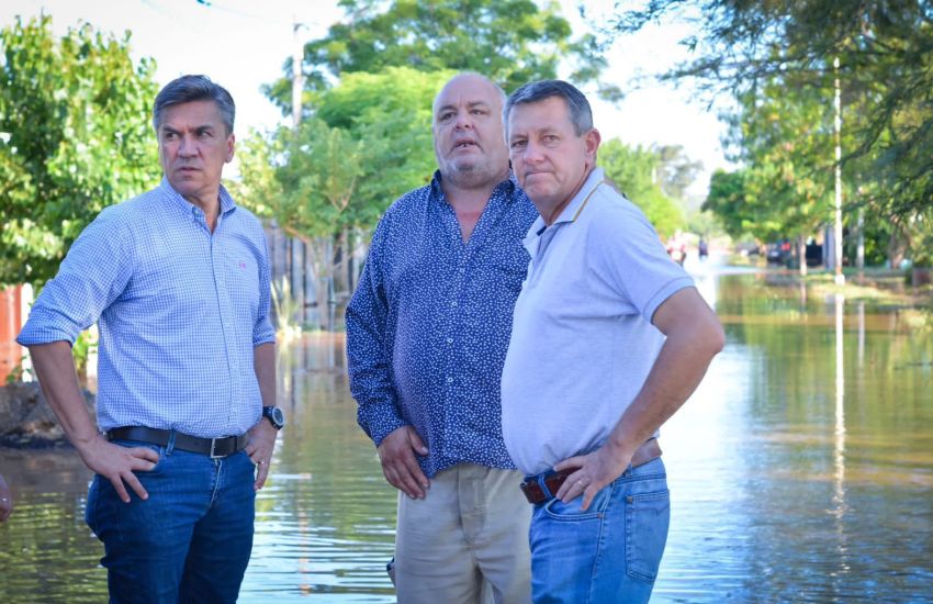 Charata: Zdero acompañó a las familias afectadas por las inundaciones