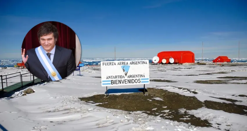 El presidente Javier Milei emprendió la primera etapa del viaje a la Antártida