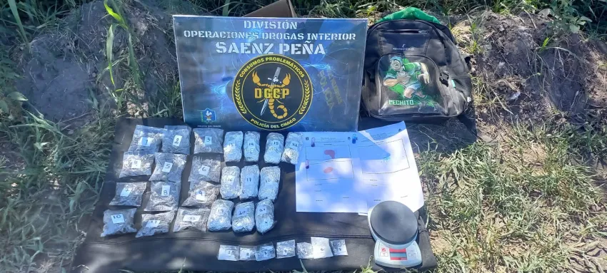 Intentó transportar droga desde Machagai a Quitilipi y terminó detenido: llevaba casi 30 paquetes