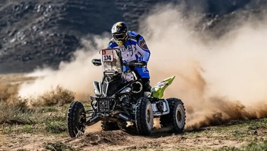 Dakar 2024: Manuel Andújar ganó la cuarta etapa en quads y quedó líder en la general