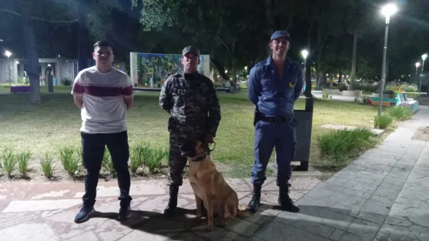 Nueva medida de seguridad en Chaco: habrá policías con canes en las plazas públicas