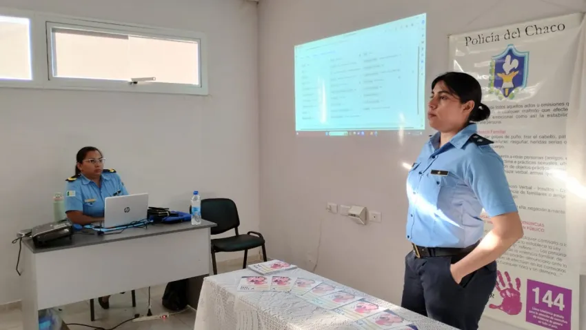 Finalizó la capacitación para policías sobre violencia de género en Sáenz Peña