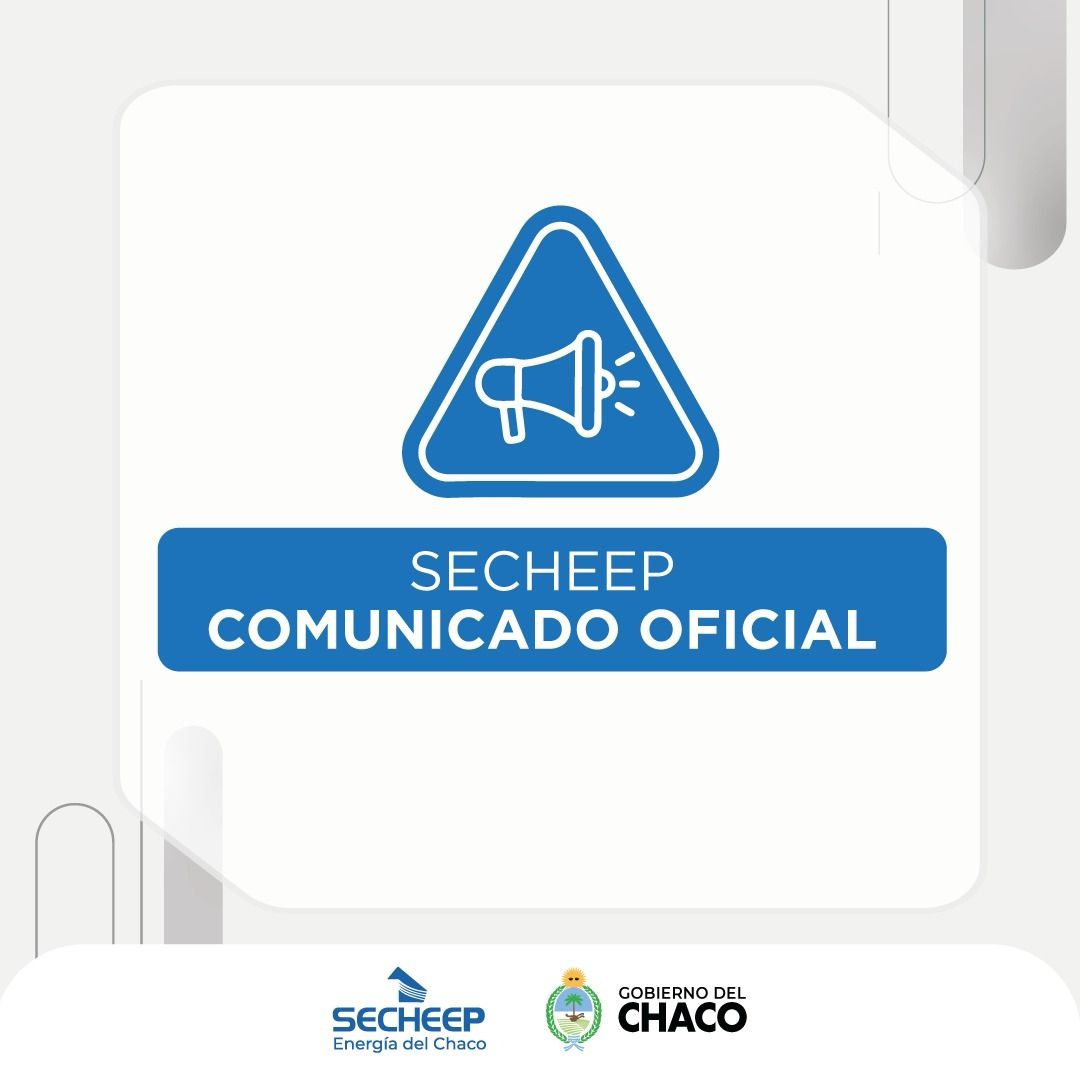 Comunicado oficial de la empresa SECHEEP
