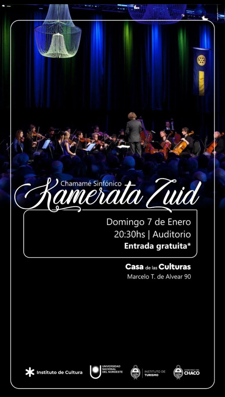 Hoy: Chamamé sinfónico nuevo