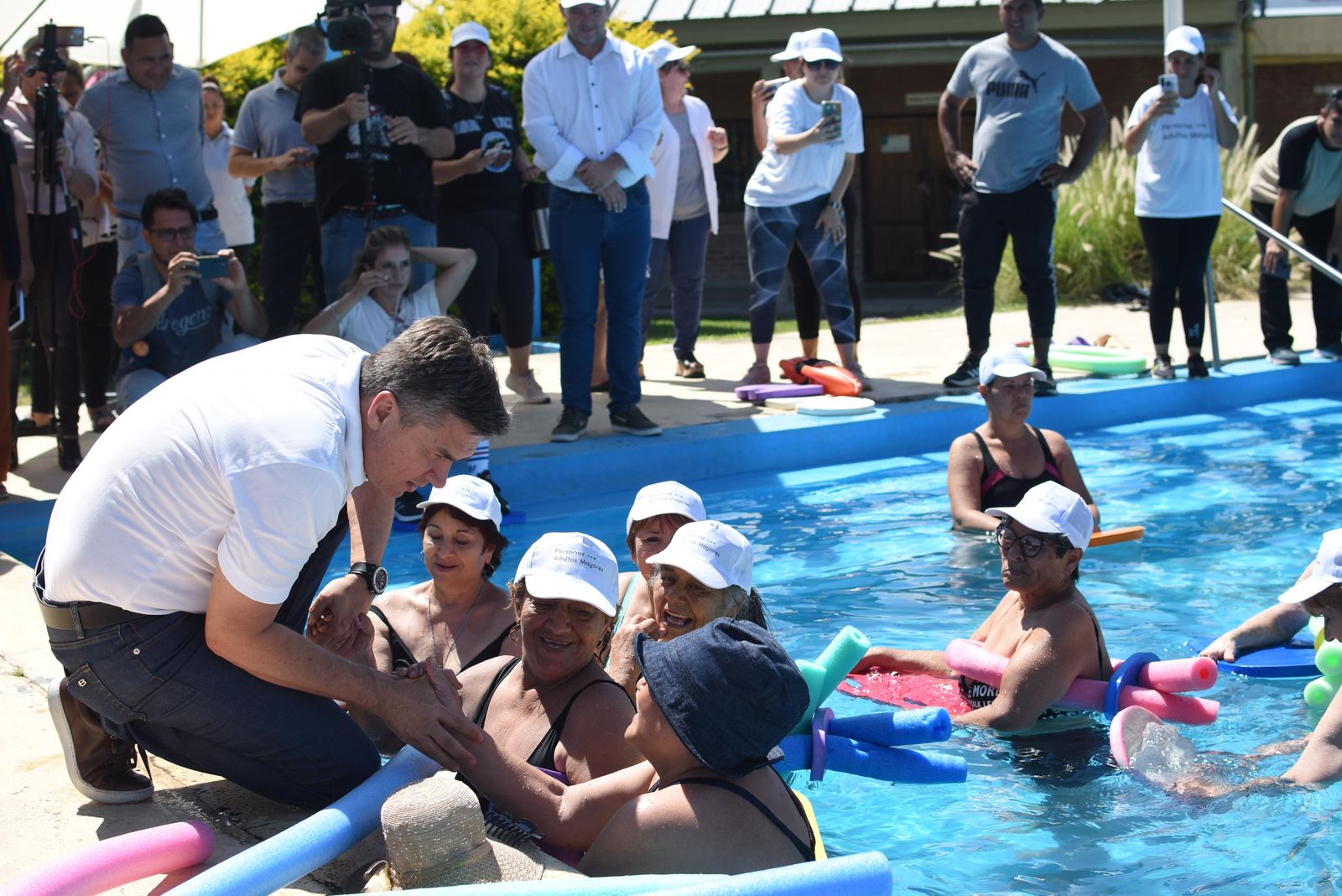 Zdero acompañó las actividades y la Colonia de Vacaciones en el Jaime Zapata