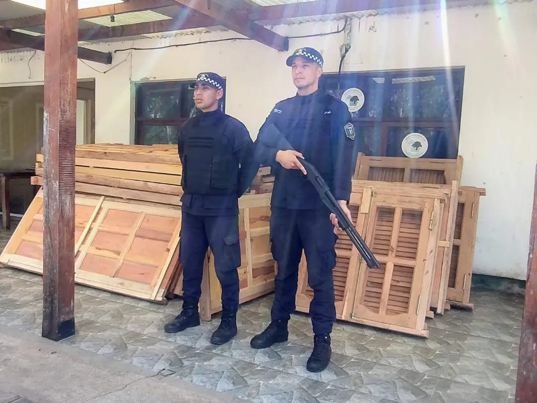 Caminera intervino una carga forestal, otra de agroquímicos y secuestró carne vacuna