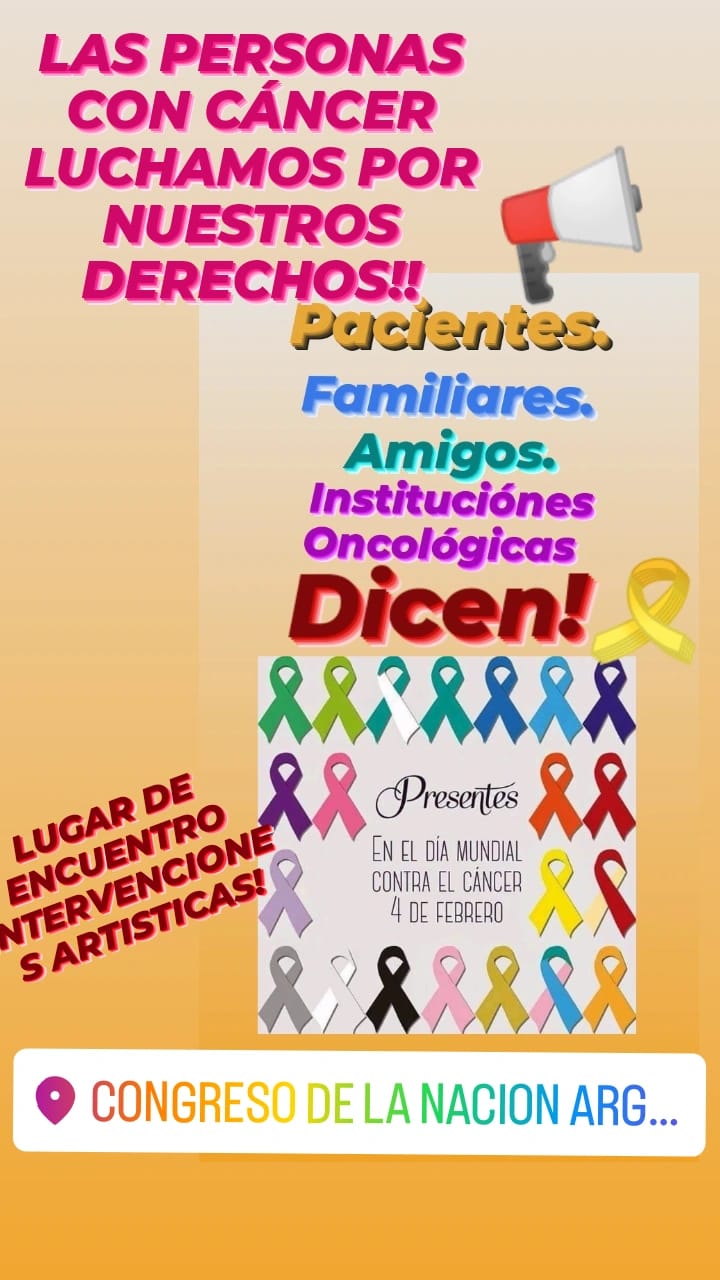 Entidades que nuclean a pacientes con cáncer, marcharán al Congreso para pedir que no se limite la entrega de tratamientos