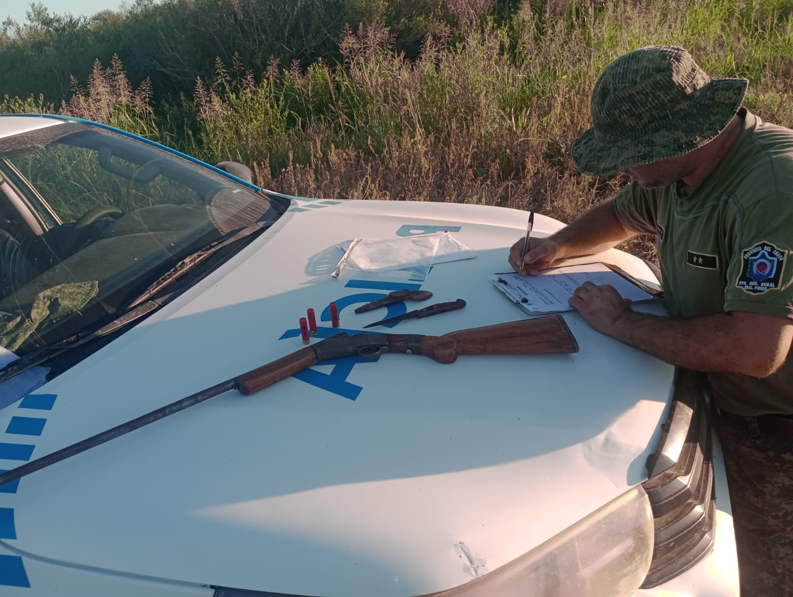 Gral Pinedo: UN automovilista fue interceptado con un arma de fuego