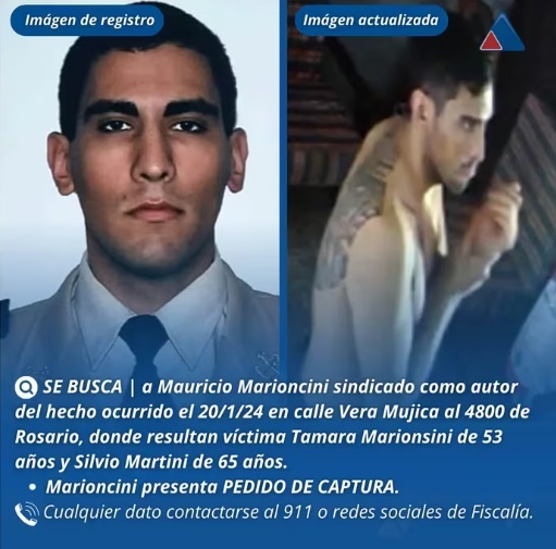 Se recuperó de un cáncer y la mató su hijo celoso: la trama del brutal doble crimen del ex prefecto en Rosario