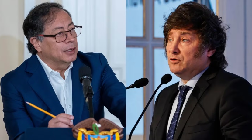 Milei llamó a Petro «comunista asesino»: la respuesta del presidente de Colombia