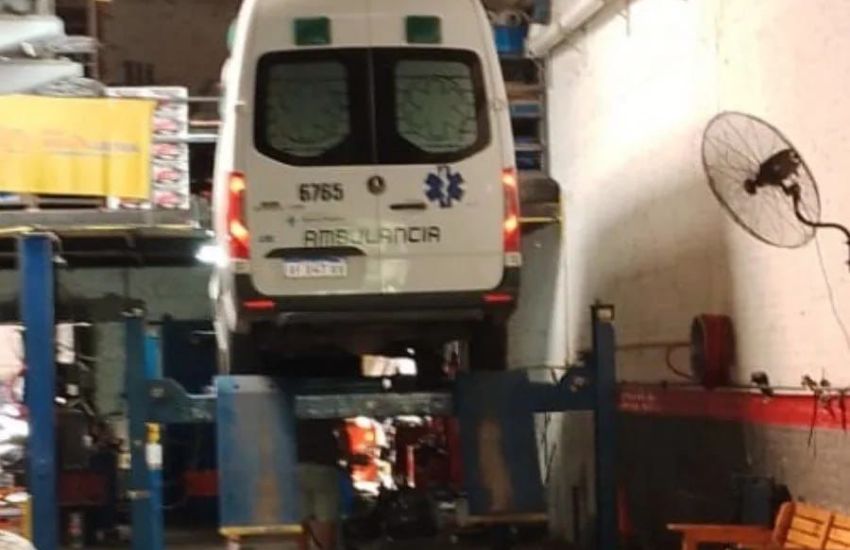 Inversión en cubiertas y baterías para recuperar 15 ambulancias de la red de Salud Provincial