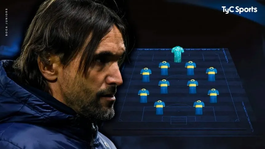 La formación de Boca vs. Defensa y Justicia, por la Copa de la Liga