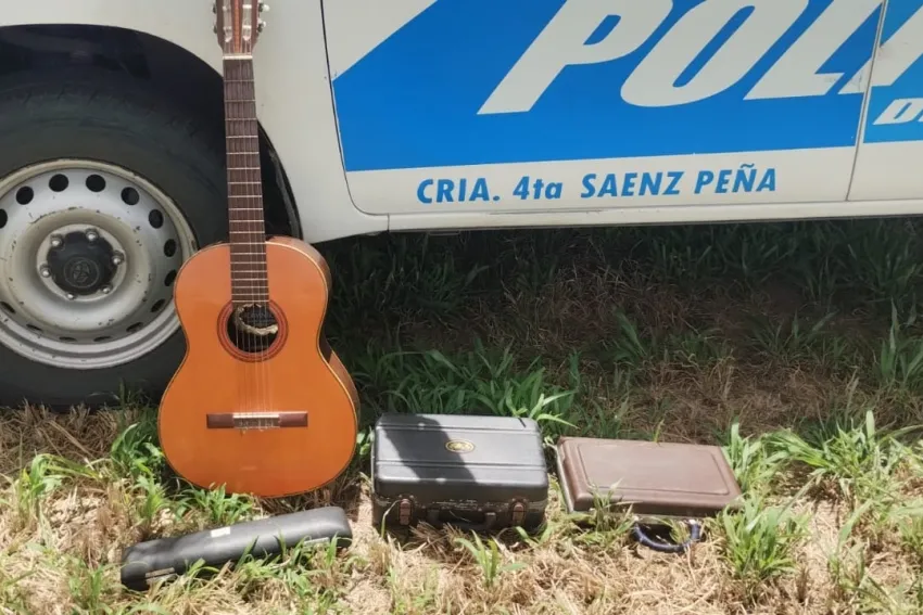 Recuperaron otros instrumentos robados a la orquesta «Vientos de Cambio» en Sáenz Peña
