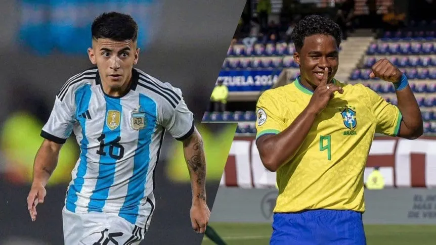 Horario confirmado para el clásico entre la Selección Argentina Sub 23 y Brasil por el Preolímpico