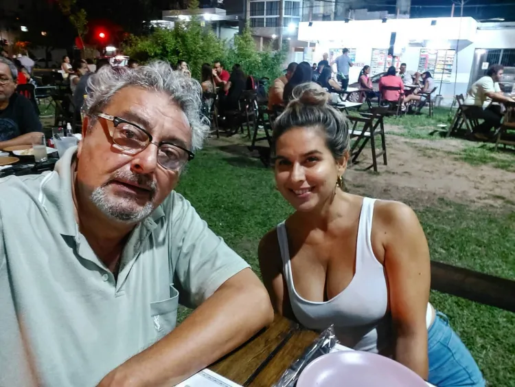 La historia de amor de Claudio Rissi y su pareja chaqueña