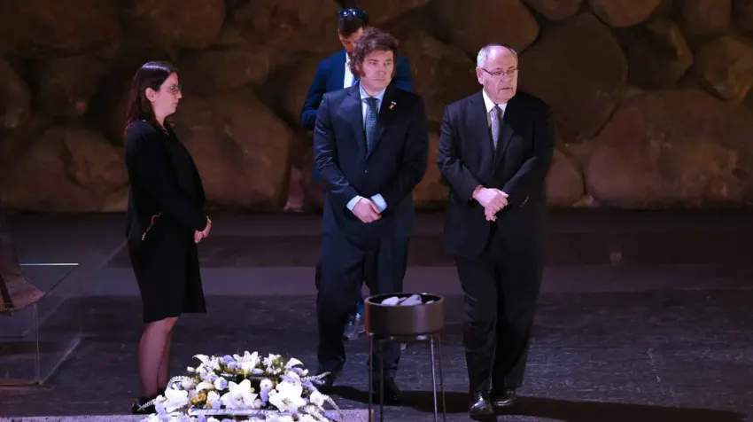 Milei en el Museo del Holocausto: «El nazismo moderno hoy está disfrazado del grupo terrorista Hamas»
