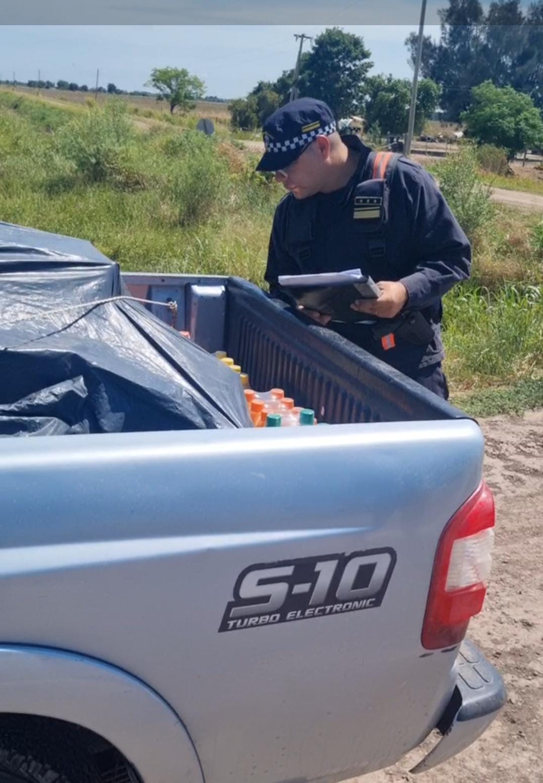 Patrulla vial – Villa Ángela: transportaba mercadería sin habilitación del Senasa