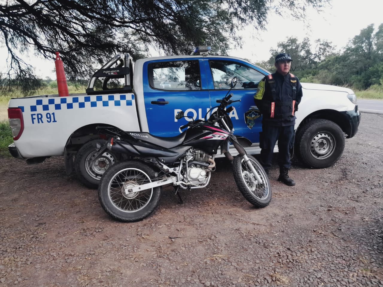 Recuperan una motocicleta robada desde el año 2014