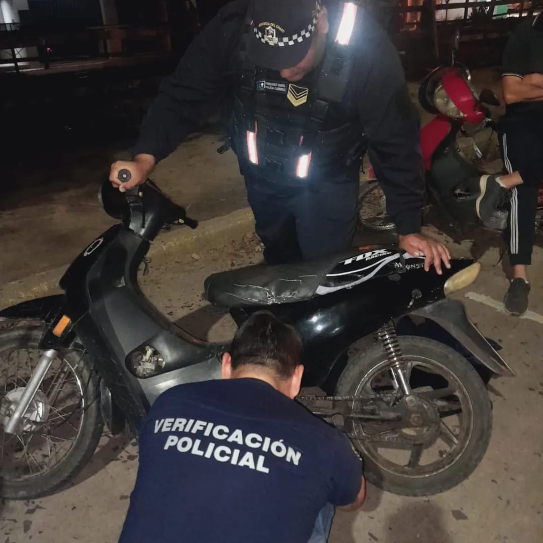 Policía Caminera, operativo dinámico: secuestran una motocicleta con motor adulterado