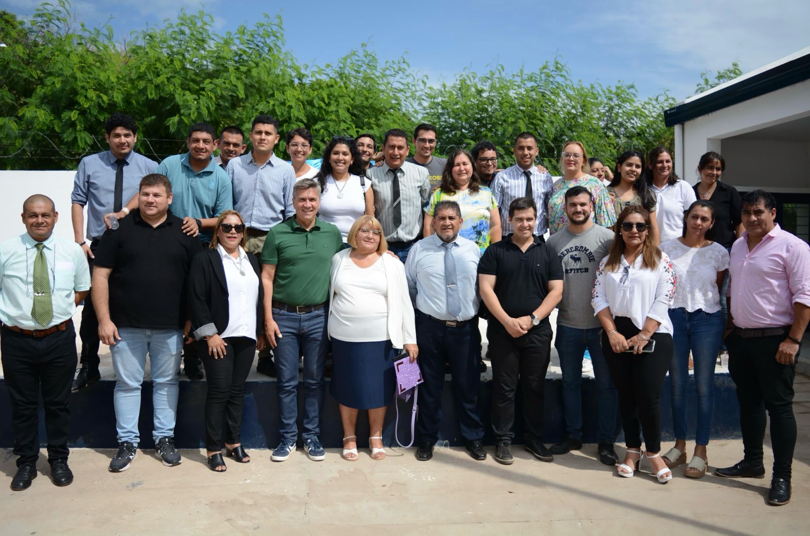 Los Frentones: Zdero habilitó aulas y constató las refacciones de la Escuela Secundaria 55 “Estanislao López”