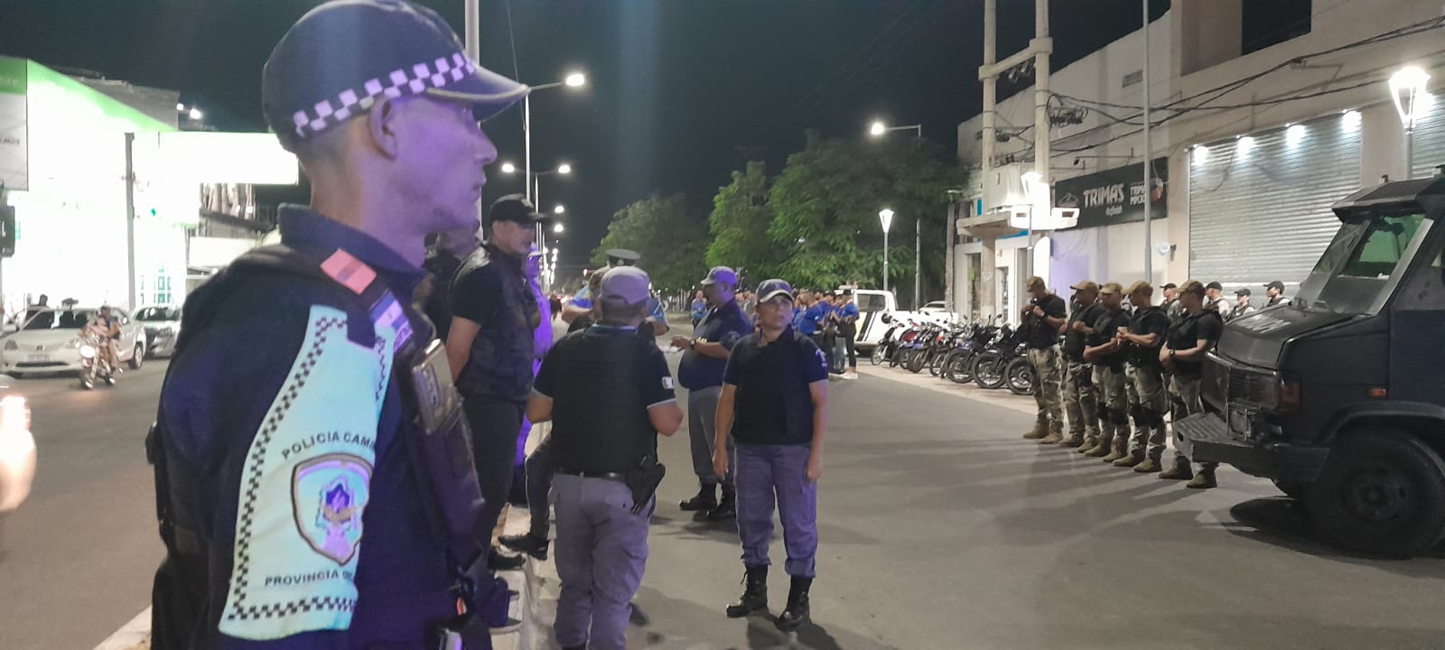 Barranqueras: lanzaron un megaoperativo con motivo de orden y tranquilidad