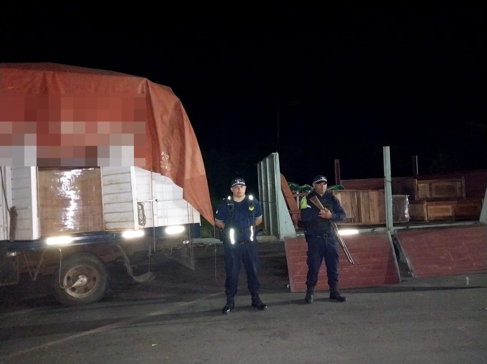 Puesto de Control Caminero: intervienen cargas por diferentes motivos