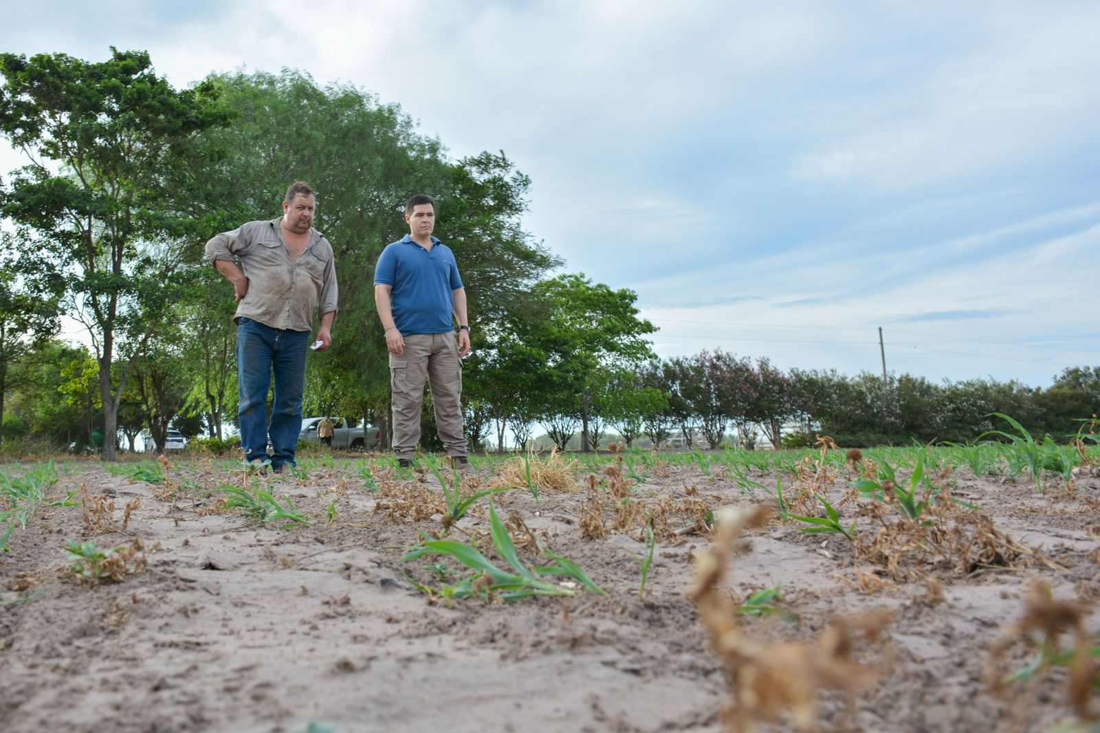 Altas temperaturas: Halavacs recorrió las zonas más afectadas