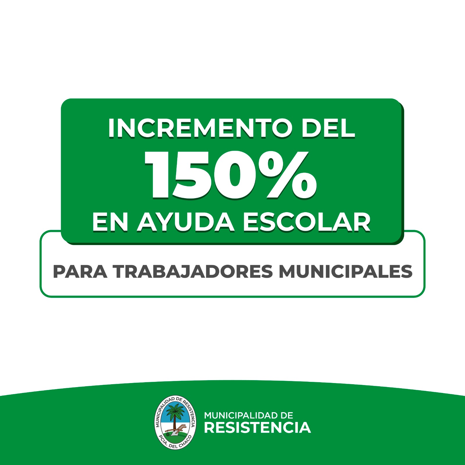 La Municipalidad de Resistencia incrementa un 150% el importe de la ayuda escolar