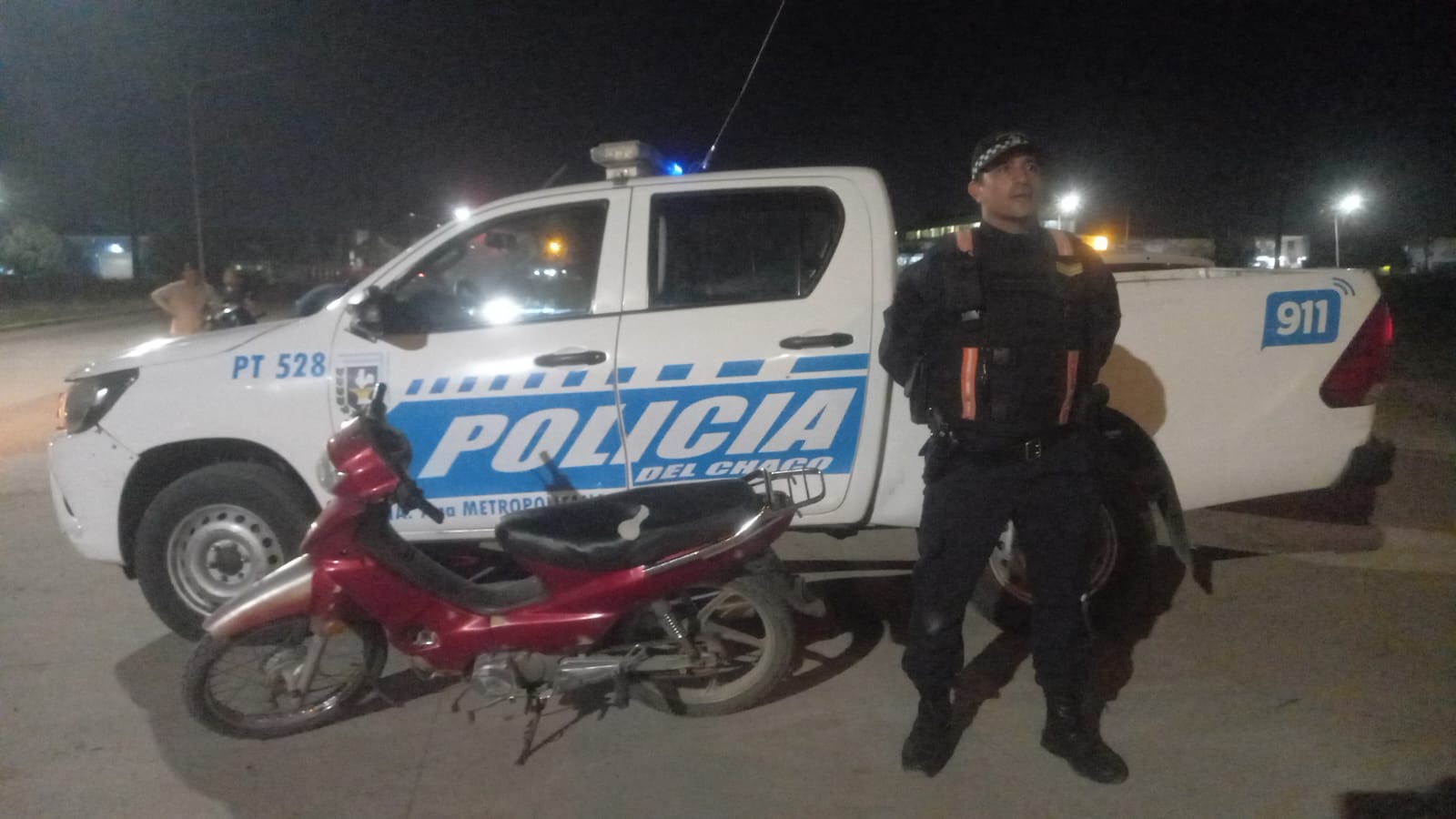 Policía Caminera recupera una motocicleta sustraída hace nueve años