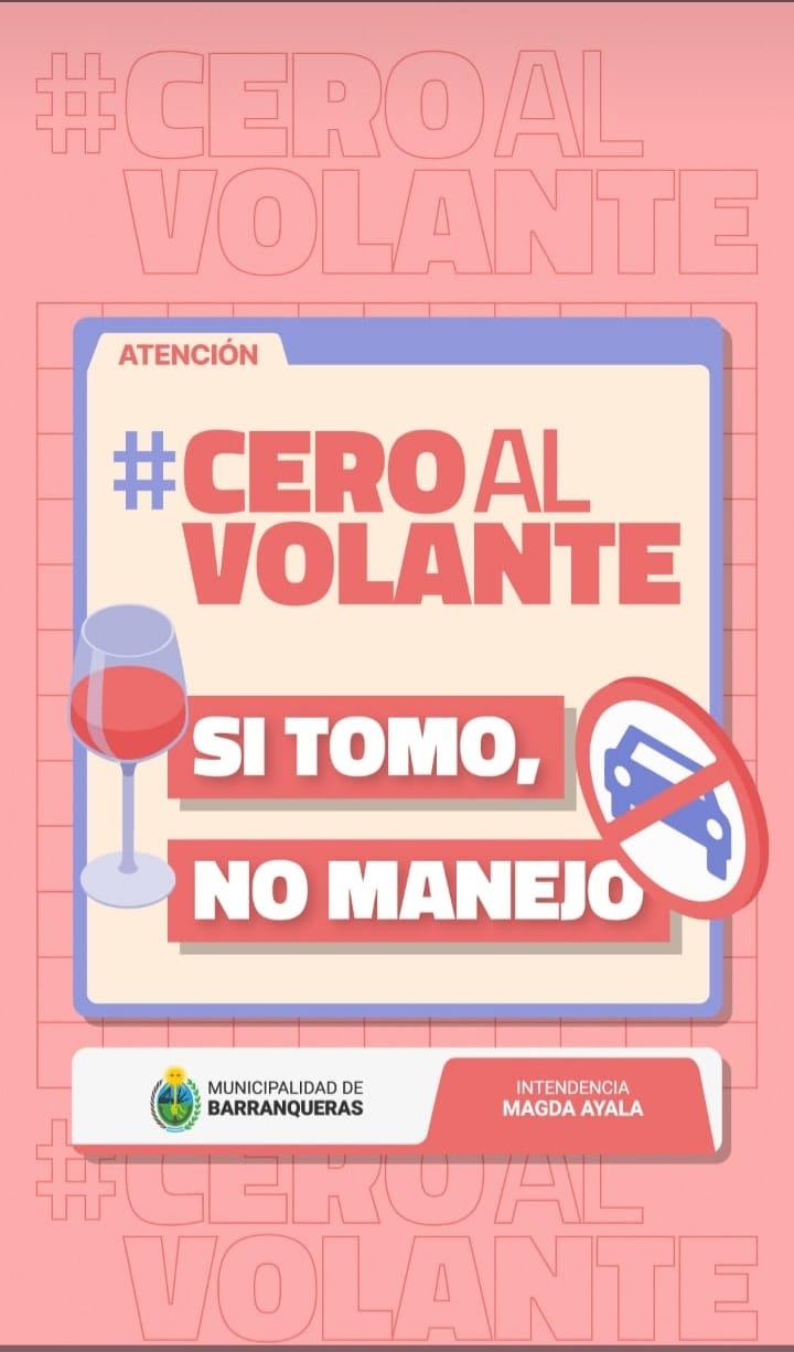 Barranqueras promueve la seguridad vial y el alcohol cero al volante