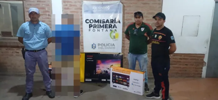 Fontana: denunció que robaron dos televisores de su trabajo, pero los había hurtado él