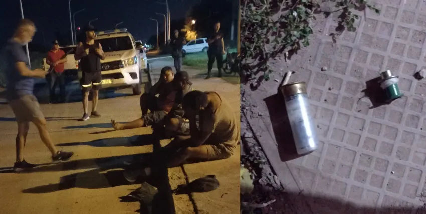 Demoraron a 4 posibles narcos y secuestraron más de 1 millón de pesos y más de 11 mil dólares