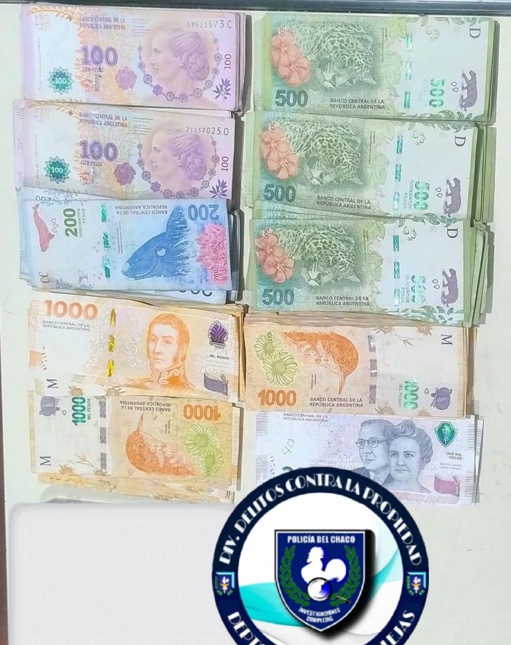 Fingió el robo de mas de dos millones de pesos y los investigadores lo descubrieron