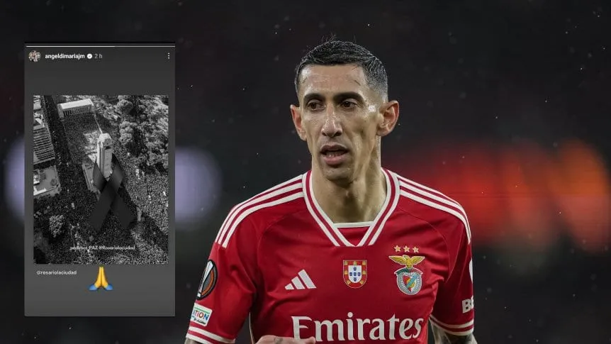 El posteo de Di María ante la ola de violencia narco en Rosario