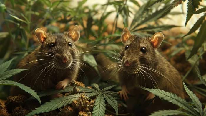 Ratas está devorándose la marihuana incautada en la sede policial de Nueva Orleans