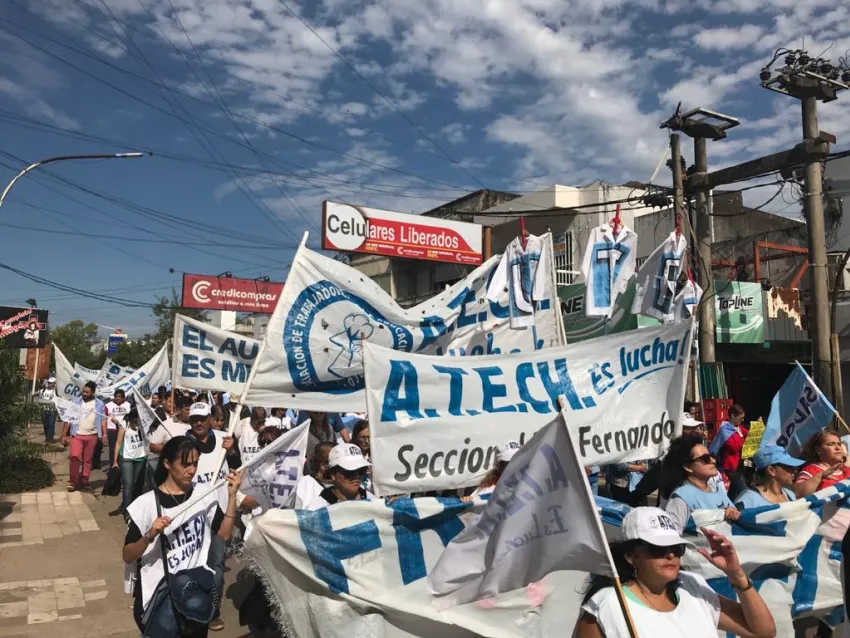 El frente gremial docente no inicia las clases en Chaco con un paro de 48 horas