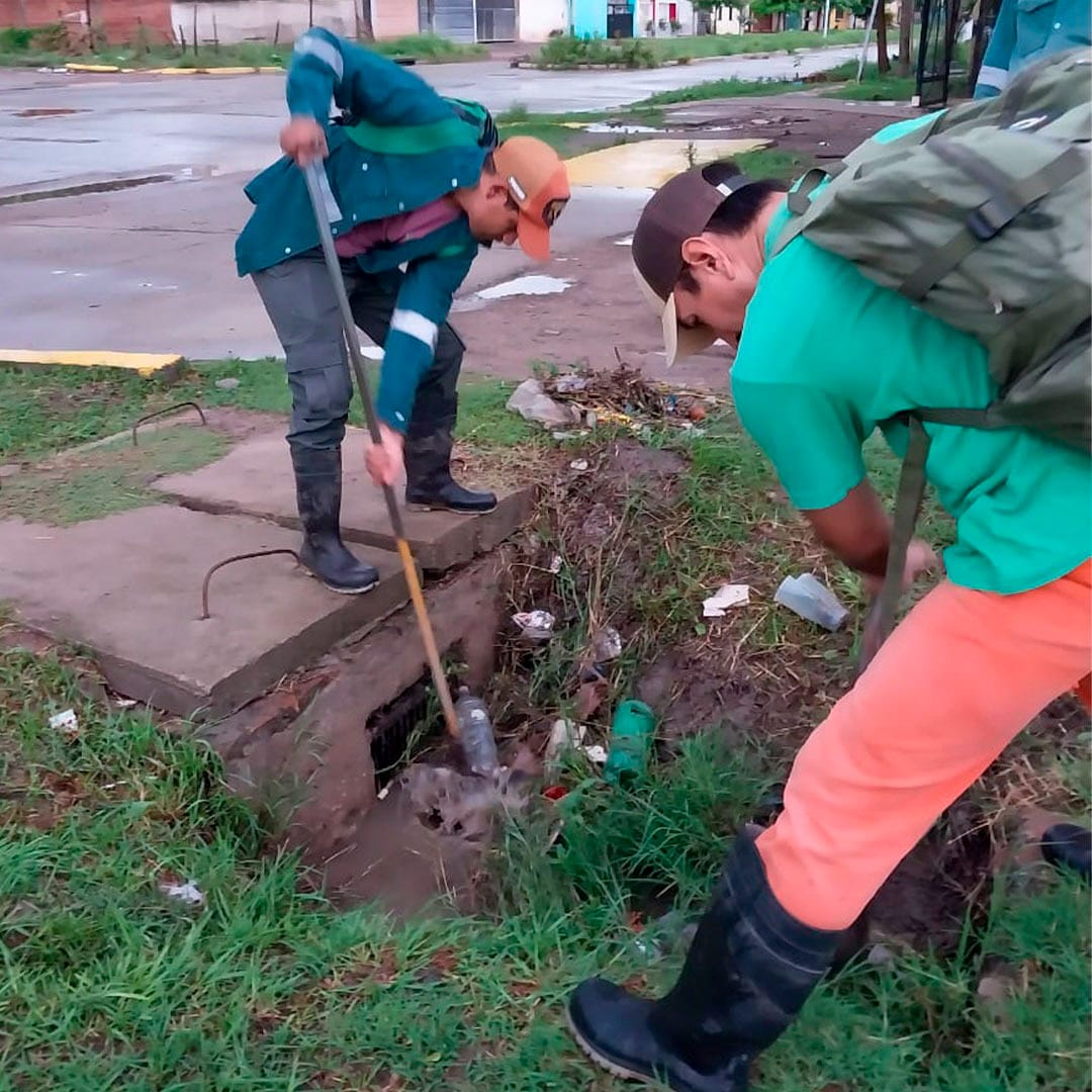 Continúan los trabajos de prevencion ante la persistencia del alerta por lluvias en resistencia