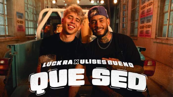 Ulises Bueno y Luck Ra le cantan a los días de resaca en «Qué sed»