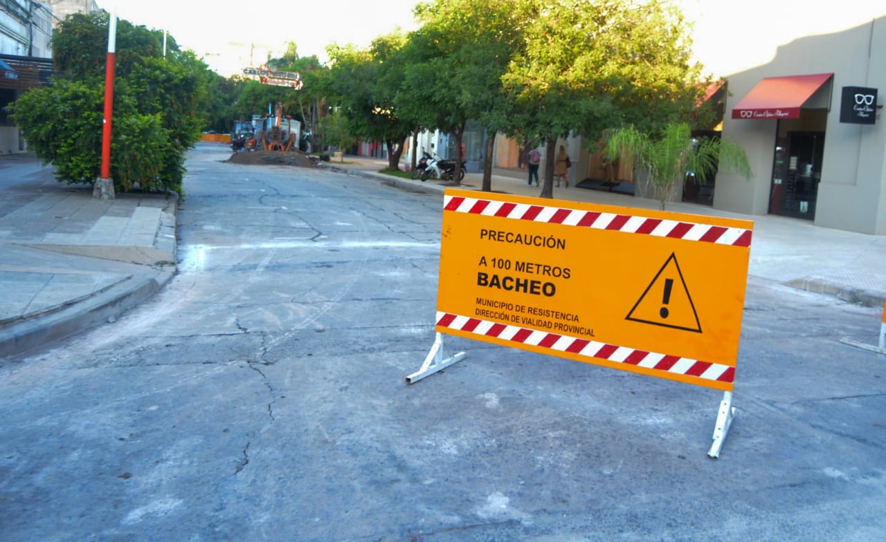 Resistencia: Plan de bacheo 2024, se recuperaron 24 cuadras del microcentro de la ciudad