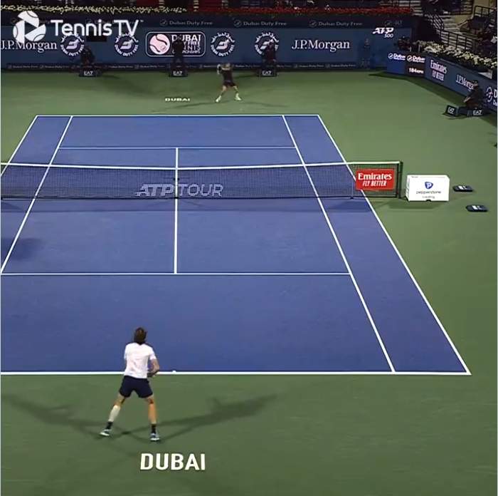 Escándalo en Dubai: descalificaron a Rublev por insultar a un juez de línea