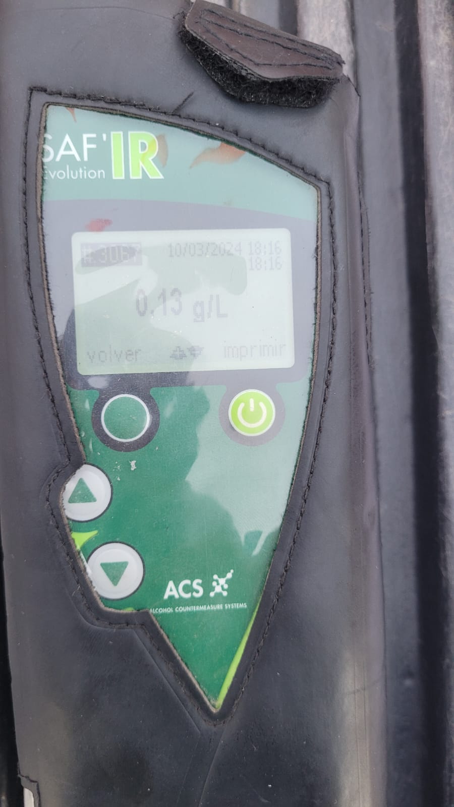 Policía Caminera constató más de 40 conductores alcoholizados