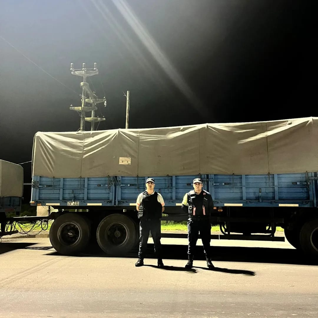 Control vial: Policía Caminera intervino en dos cargas por irregularidades