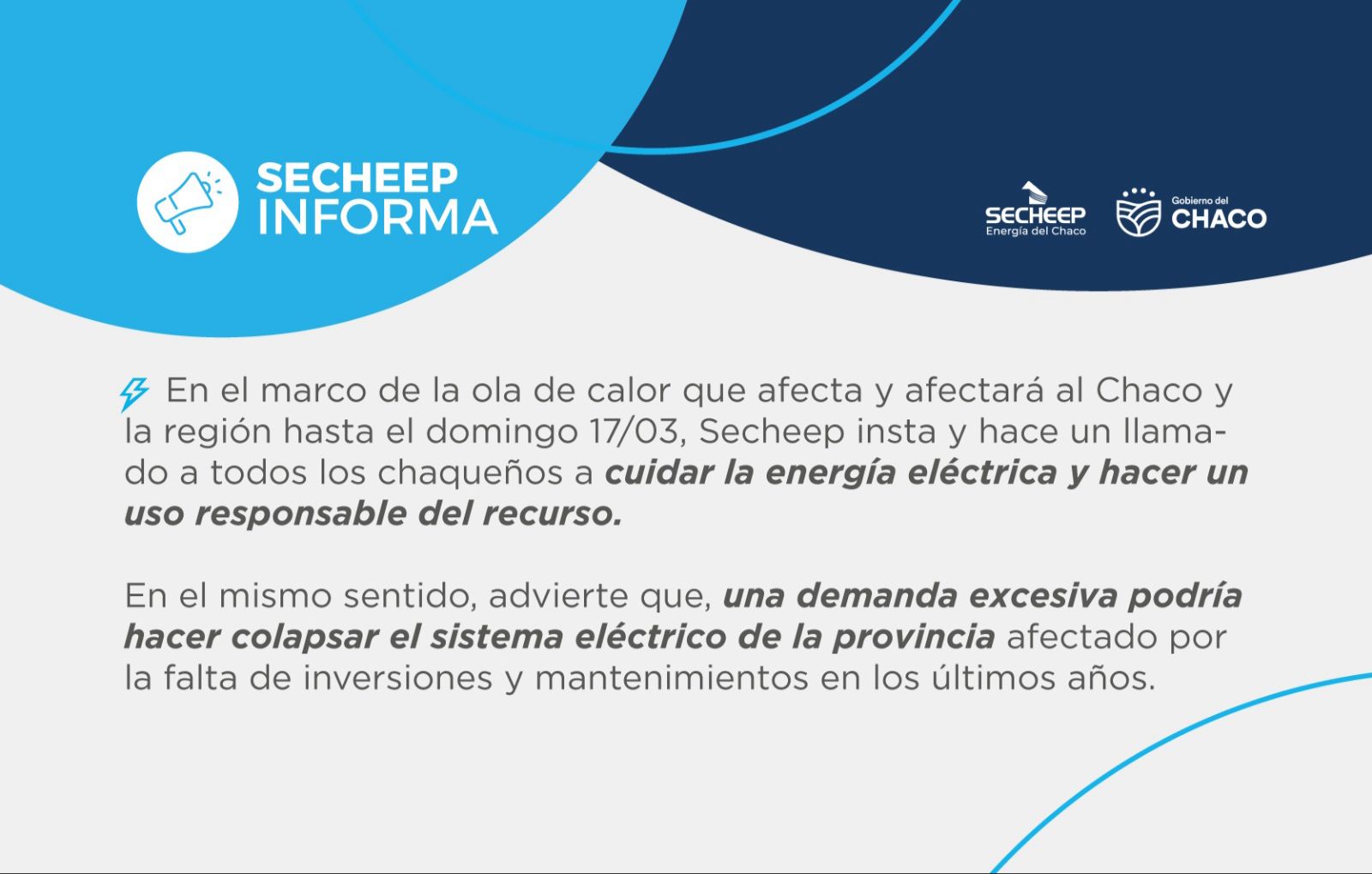 Ola de calor: Secheep alerta sobre colapso del sistema eléctrico por falta de inversión