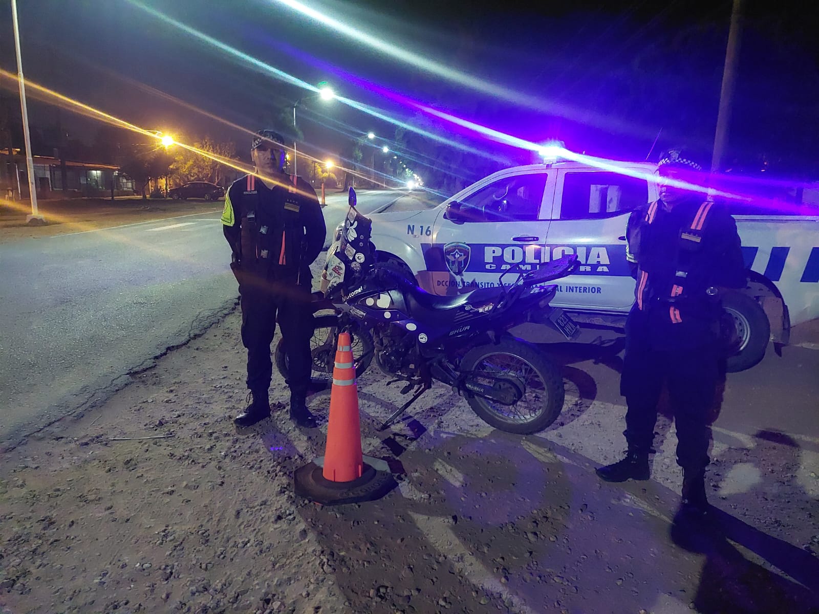 Sáenz Peña: circulaba en una moto robada hace 7 años y Caminera se la secuestró