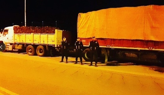 Coronel Du Graty: Policía Caminera intervino una carga por irregularidades en las documentaciones